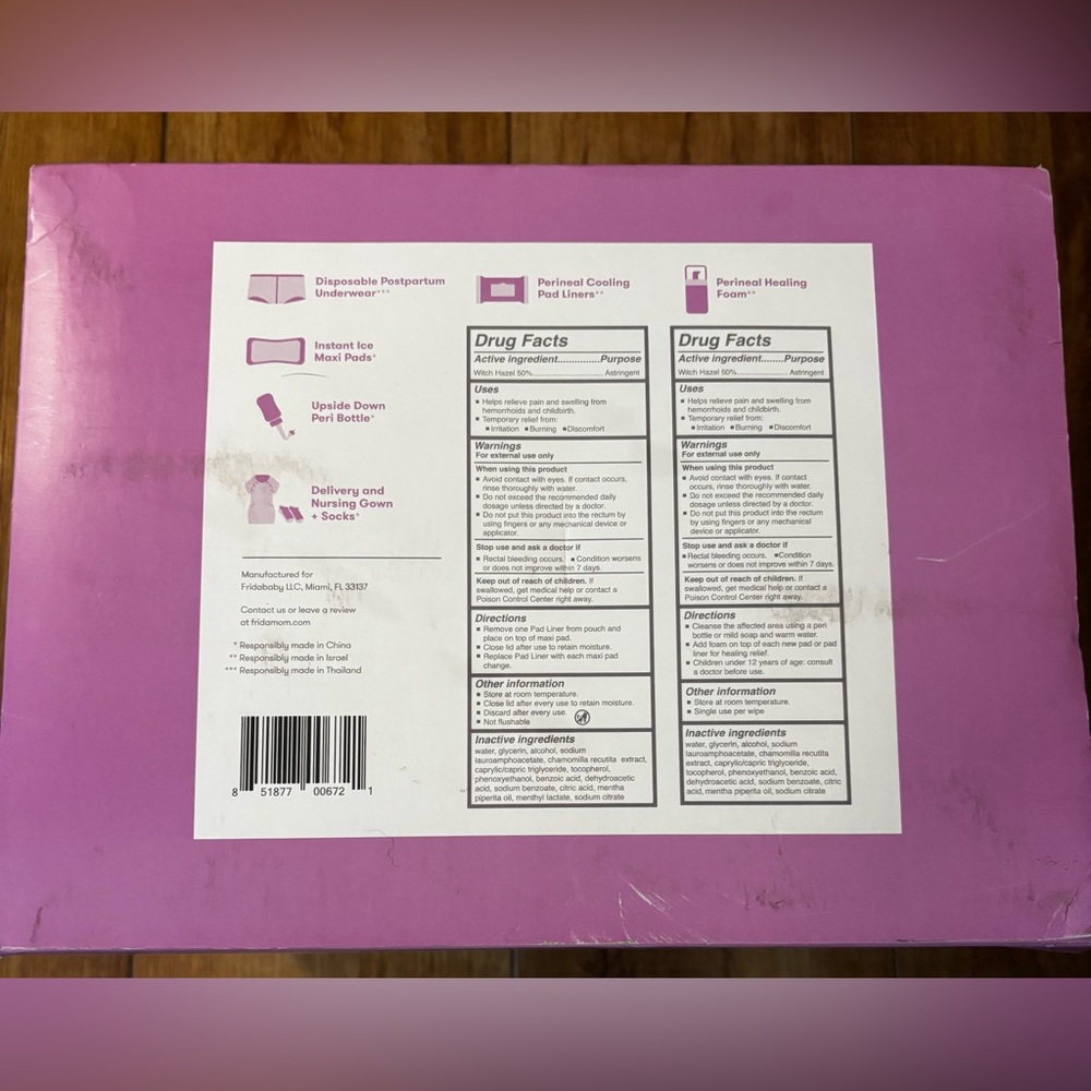 Frida Mom Labor and Delivery + Postpartum Recovery Kit - Picture 3 of 3